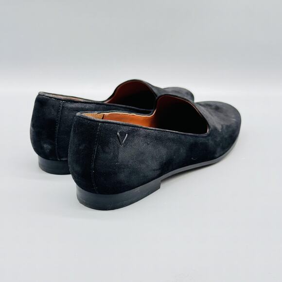 Vionic Shoes Womens 6 Black Suede Willa Loafers Slip On Casual Comfort Flats - Picture 6 of 10
